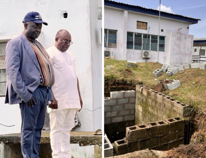 Health Commissioner Inspects Ongoing Rehabilitation  at General Hospital Calabar