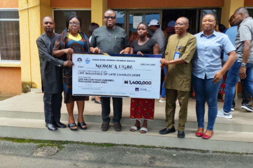 CRIRS Pays N1.4m Insurance Benefit to Family of Deceased Staff