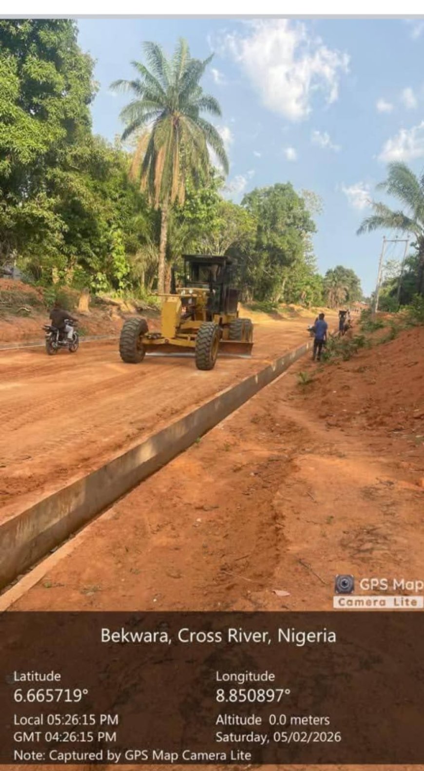 Sen Jarigbe’s Bekwarra Road Project Moves to Stone Base Phase