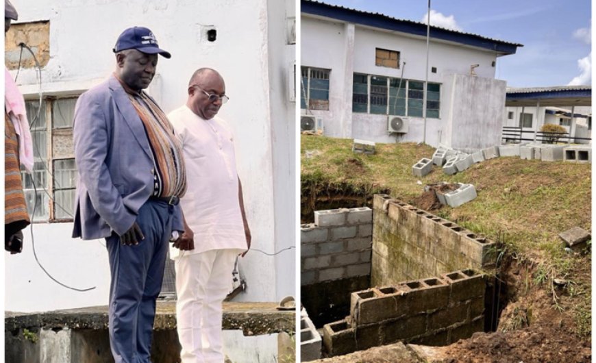 Health Commissioner Inspects Ongoing Rehabilitation  at General Hospital Calabar