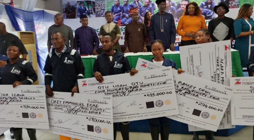 630 Youth Graduate from LIFE-ND Agricultural Training in Cross River, Receive Starter Packs