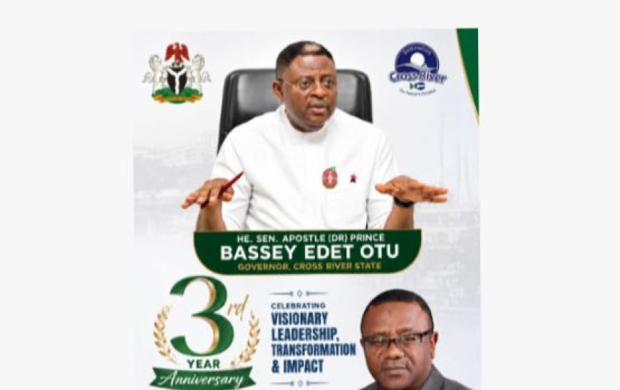 3rd Anniversary: Orok Duke Hails Governor Otu, Says Cross River on Progressive Path