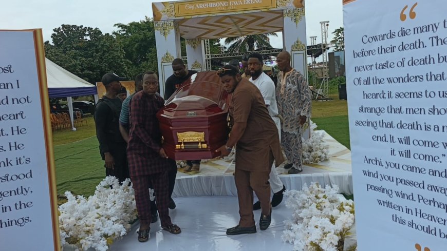 Orok Duke Pays Last Respects as Chief Archibong Ekeng Is Laid to Rest in Calabar