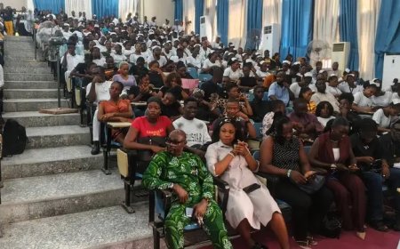 UNICAL VC Promises Transcript Reform, Classroom Upgrade at Maiden Student Town Hall
