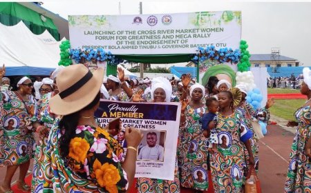 2027: Market Women Forum Endorse Tinubu, Otu for Second Term, at Calabar Mega Rally