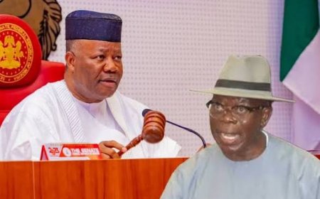 OSHIOMHOLE ECHOES SENATORS SENTIMENTS AGAINST AKPABIO'S STYLE OF LEADERSHIP