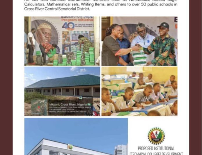 Three Years of Impact: Senator Eteng Williams’ Education Interventions Transform Cross River Central
