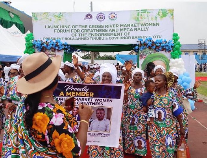 2027: Market Women Forum Endorse Tinubu, Otu for Second Term, at Calabar Mega Rally