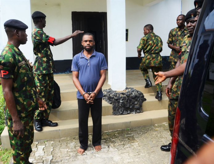 Nigerian Navy Arrest Suspect Supplying Militants Logistical Support On Waterways