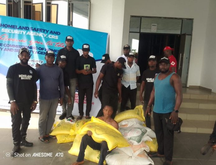 Homeland Security Agency Nabs Suspected Thief, Recovers Chicken Feed, Other Items`
