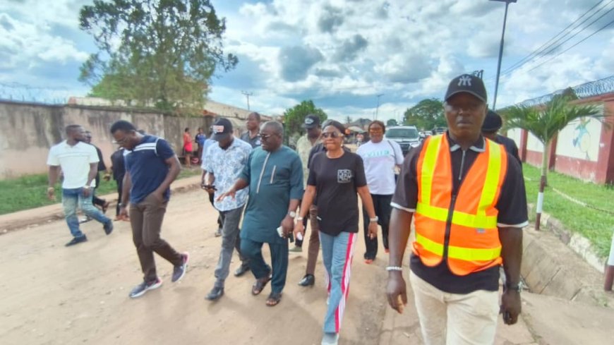 Ikom Chairman Leads Inspection Team as Roads Construction Progresses