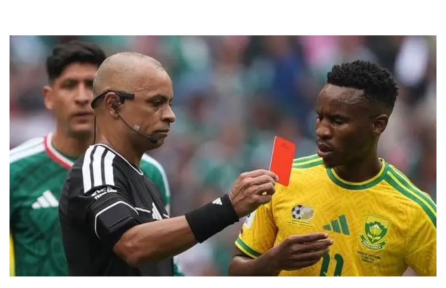 3 Players Sent Off as World Cup Co-hosts Mexico Defeat South Africa in Dramatic Opener