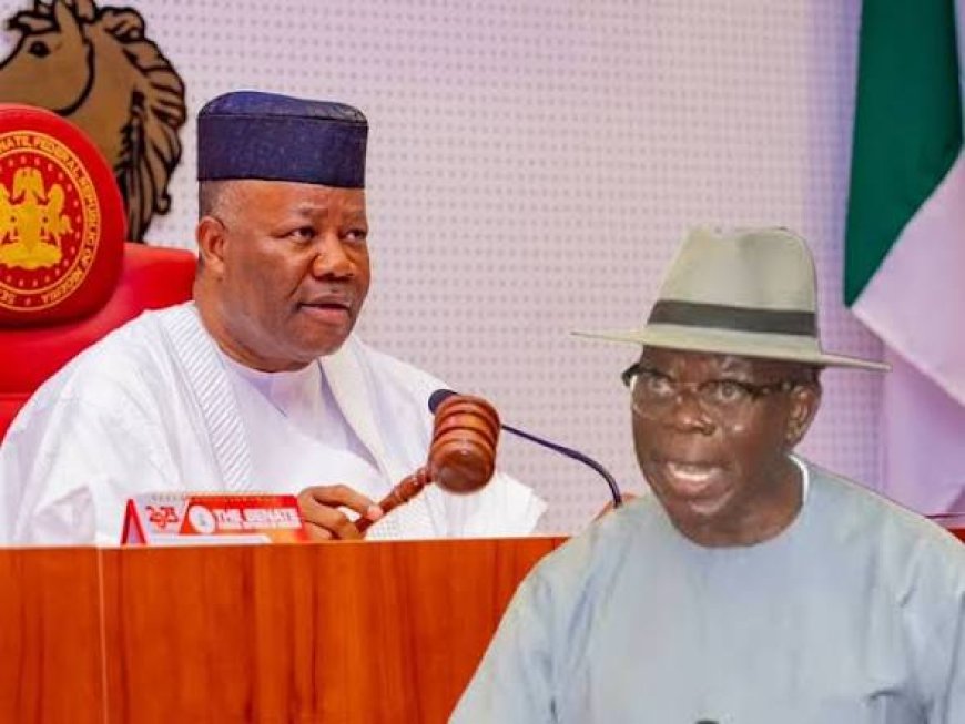 OSHIOMHOLE ECHOES SENATORS SENTIMENTS AGAINST AKPABIO'S STYLE OF LEADERSHIP