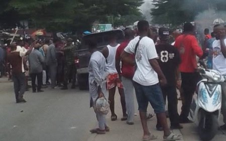 JUST IN: Okada Riders Protest in Calabar Over Seizure of Bikes, Block Major Roads