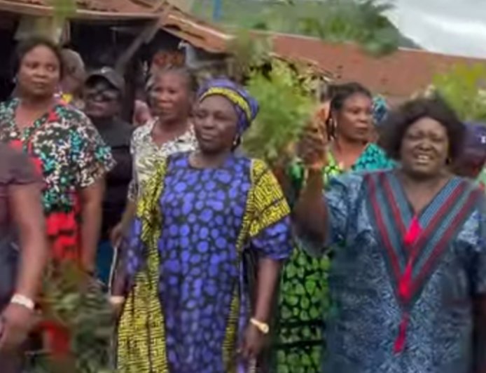 Women Protest Over Quality of Road Being Constructed in Ikom