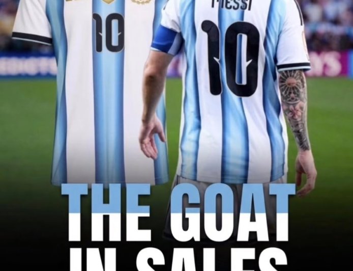 FIFA has officially announced that Leo Messi's jersey was the best-selling jersey of the 2026 FIFA World Cup!