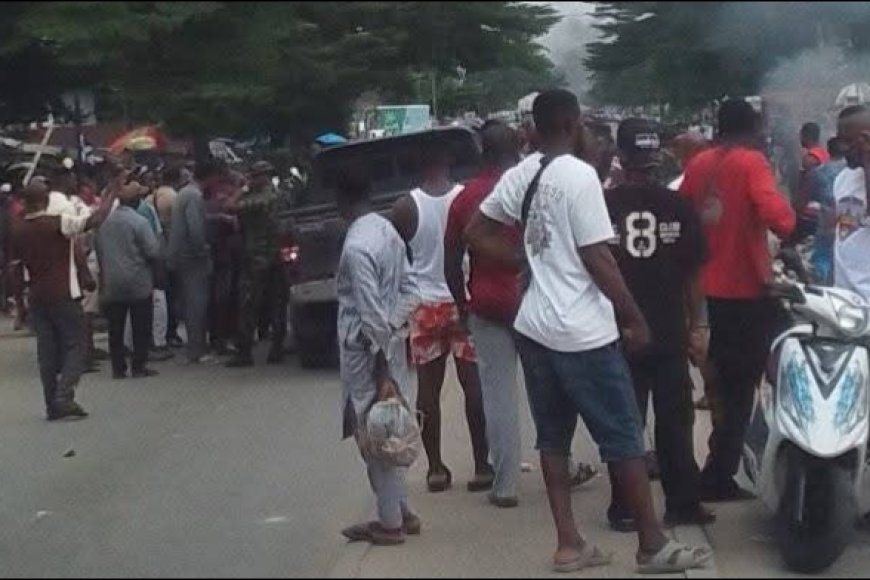 JUST IN: Okada Riders Protest in Calabar Over Seizure of Bikes, Block Major Roads