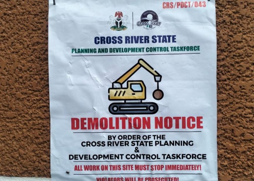 C'River PDP Protest Planned Demolition of Dep Gov Candidate's House, Says Move Vindictive  ...Ekpang Says Other Appointees Affected