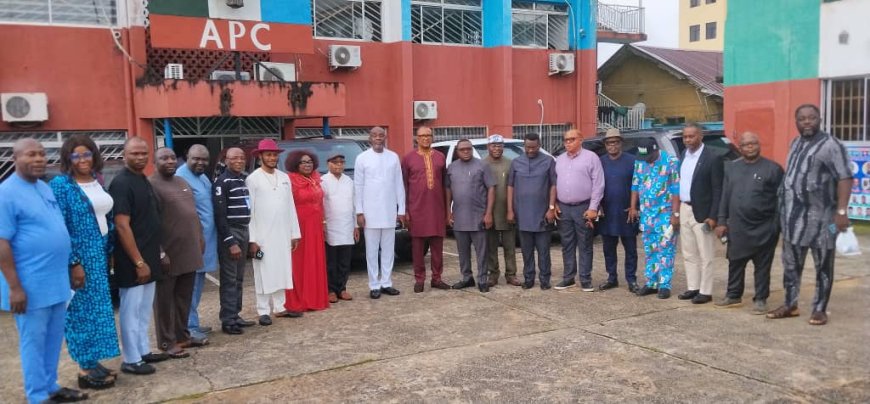 C' River State APC Support Group Council Pay Solidarity Visit On Party Chairman, Promises Collaboration With Leadership