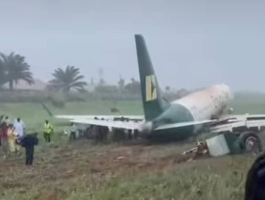 Enugu Air skids off runway during landing in Benin airport