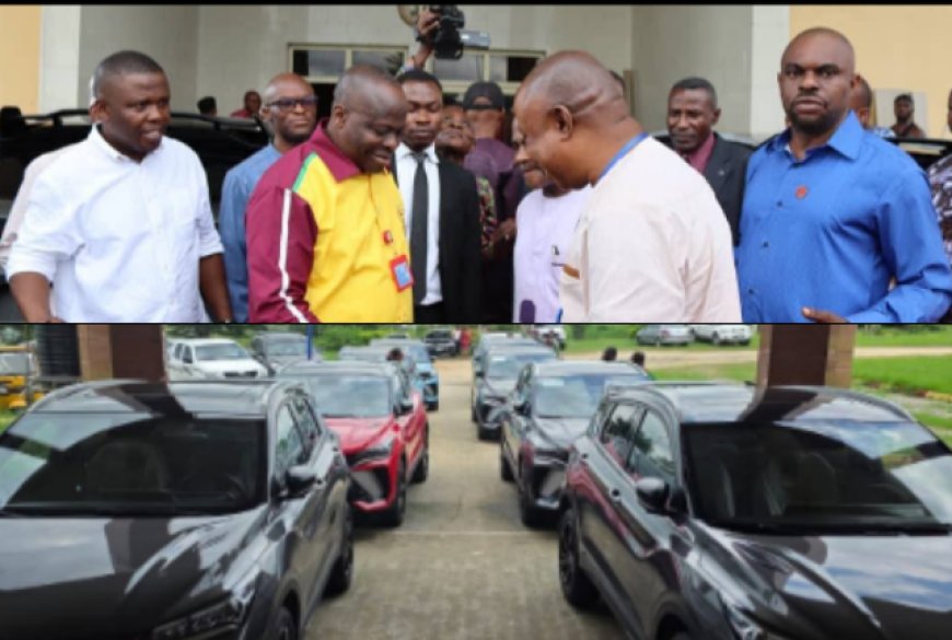 UNIUYO VC HANDS OVER TEN NEW OFFICIAL VEHICLES TO MGT. STAFF, OTHERS