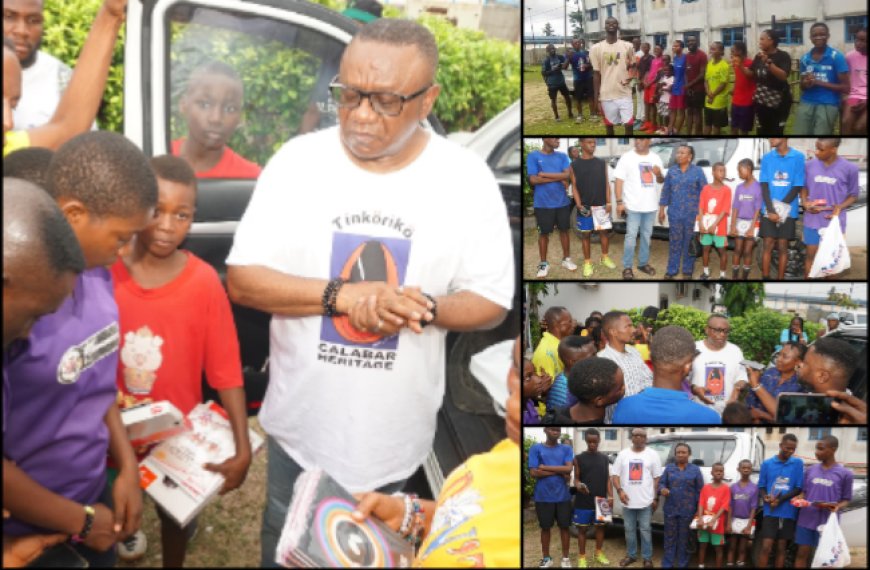 Orok Duke Celebrates Birthday with Young Table Tennis Players, Coaches, Splashes Cash Gifts