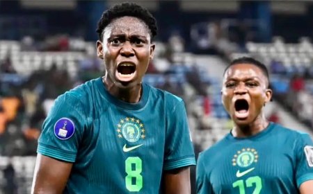 WAFCON: Oshoala Fires 10-Woman Falcons Past Zambia, Revives World Cup Qualification Dream