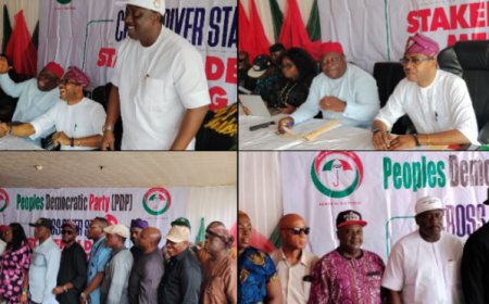 PDP Reaffirms Support for Wike, Reaffirms Support For Candidates in C' River