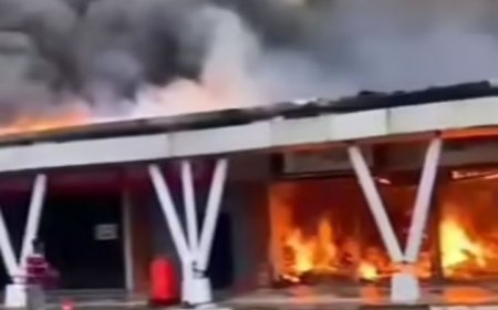 Fire Guts SPAR Mall in Calabar