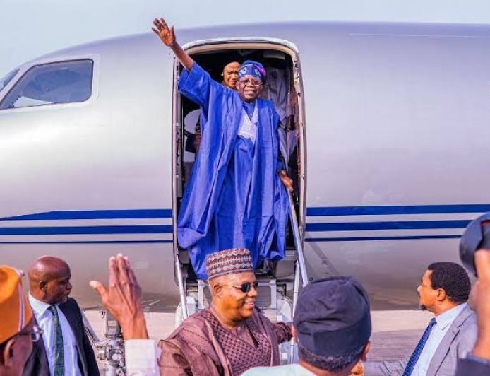 President Tinubu Jets Out To London, Begins Three-Week Leave