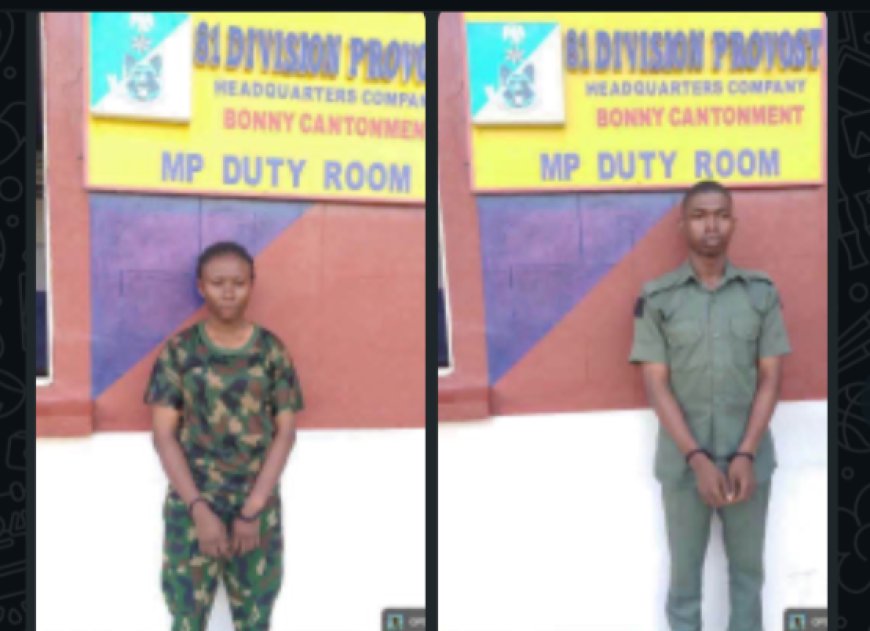 Nigerian Army Arrests Two Soldiers Over Role at Peller, Jarvis Wedding
