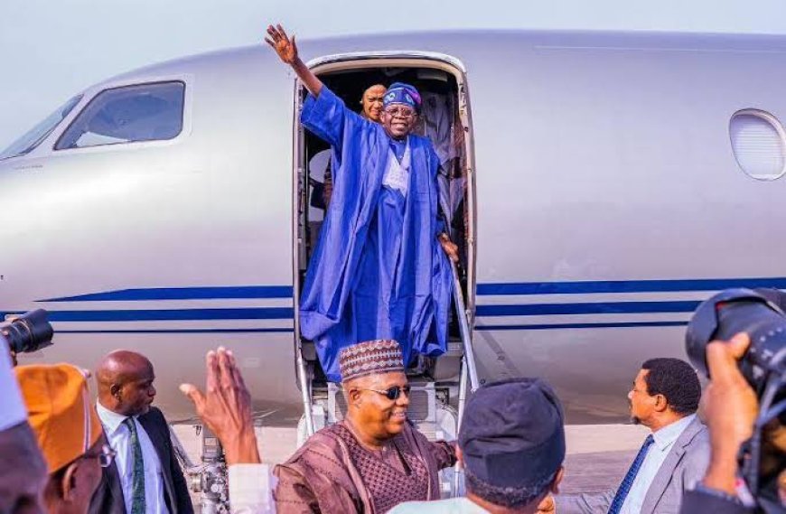 President Tinubu Jets Out To London, Begins Three-Week Leave