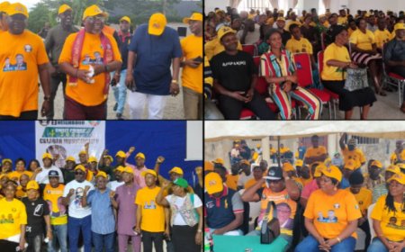 N2N Takes Otu's Re-election Campaign To C' River South, Vows To Turn in Over One Million Votes in 2027