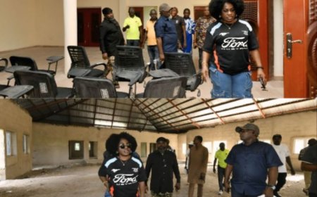 UNICROSS VC Inspects Ogoja Campus Projects, Assesses Infrastructure and Development Needs