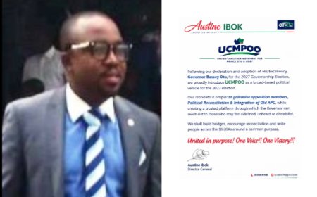 C’River 2027: Ibok Unveils Coalition For Otu, Odey, Promises Total Victory