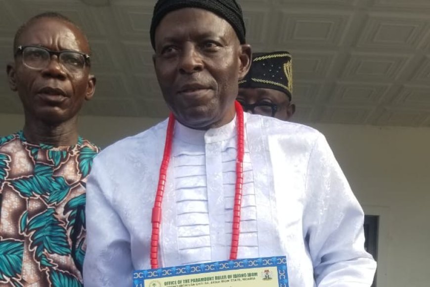 ‎FCE Ididep Governing Council Chairman Conferred With Ntrukpom Chieftaincy Title ‎