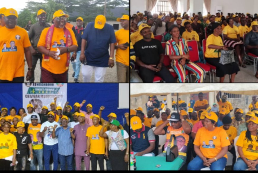 N2N Takes Otu's Re-election Campaign To C' River South, Vows To Turn in Over One Million Votes in 2027