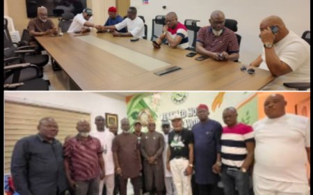 11 Aggrieved C' River Assembly Members Visit RTIFN National Office, Hold Strategic Meeting With Hon Egede