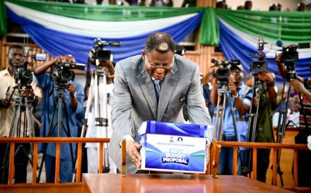 Otu Presents N987.8bn Budget of Consolidation, Earmarks N708bn For Capital Expenditure