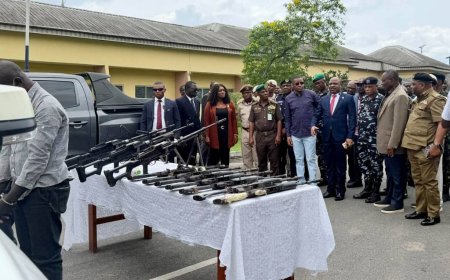 Gov Otu Issues Stern Warning to Political Sponsors of Arms, as DSS Intercepts Weapons in Cross River