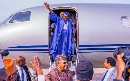 President Tinubu Departs Abuja For Makkah to Pray For The Nation
