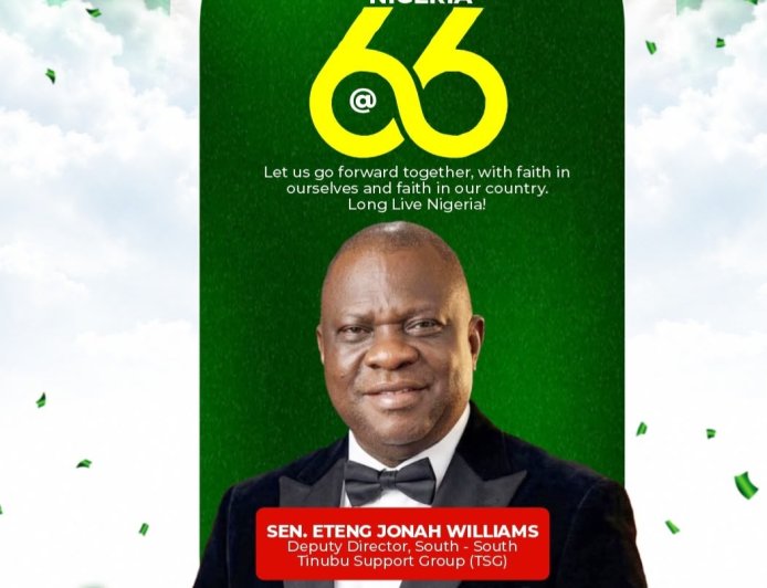 Nigeria @66: South-South Tinubu Support Group  Celebrates Nigeria,  Calls for Unity, Renewed Hope