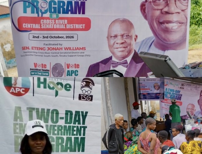 TSG: South-South Zonal Coordinator  Empowers 160 C’River Women with N16m, Offers Free Medical Care